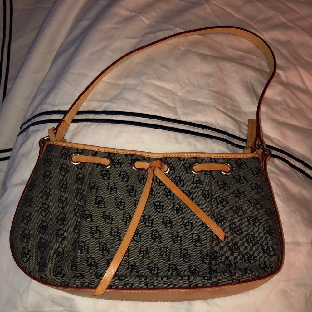 Authentic Dooney & Bourke Blue monogram purse